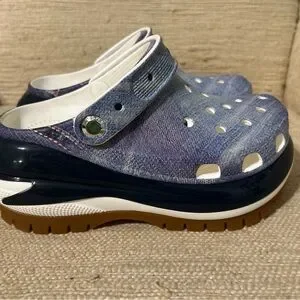 CROCS Mega Crush men’s or Women’s Denim Blue Crocs Classic Mega Crush Denim Clog Women main image 3